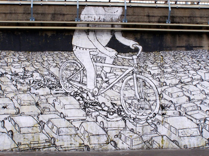 Bikes make the wall 2